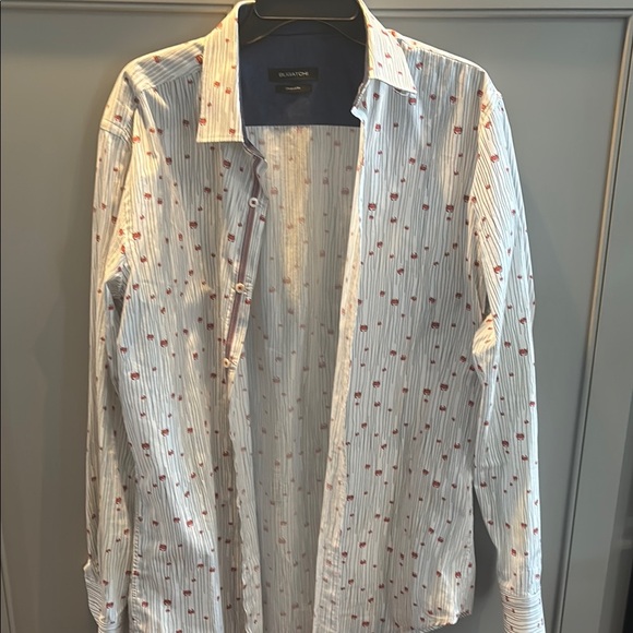 Bugatchi shaped fit large crab long sleeve button down - Picture 1 of 6